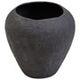 Sanai Black Cotton Mache Large Planter