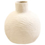 Sanai Cream Cotton Mache Large Vase