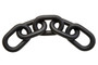 Cato Black Wood 5 Link Table Decor Chain