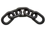 Cato Black Wood 5 Link Table Decor Chain