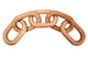 Cato Natural Wood 5 Link Table Decor Chain
