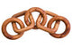 Cato Brown Wood Five Link Table Decor Chain