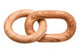 Cato Natural Wood 2 Link Chain Decor