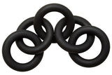 Cato Black Wooden 5 Link Floor Decor Chain