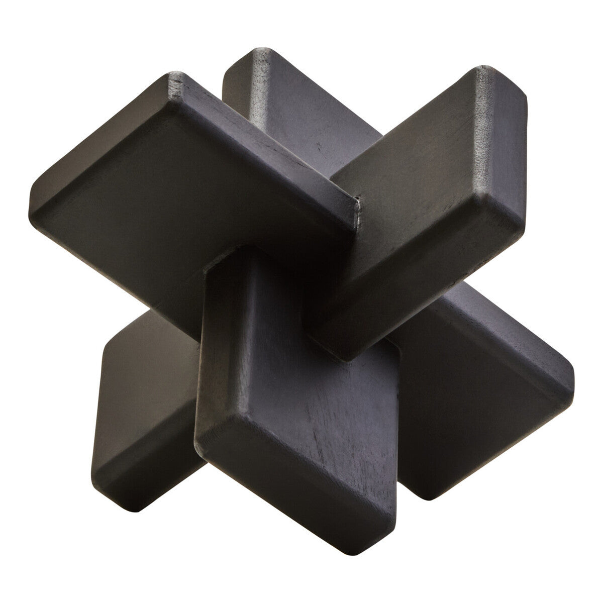 Cato Black Wood Sculpture