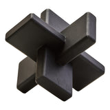 Cato Black Wood Sculpture