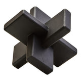 Cato Black Wood Sculpture