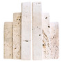 Tibor Set of Two Arched Travertine Bookends