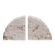 Tibor Set Of Two Travertine Bookends