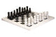 Flos White and Black Small Marble Chess Set