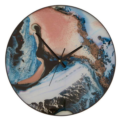 Celina Pink / Blue Wall Clock