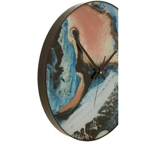 Celina Pink / Blue Wall Clock