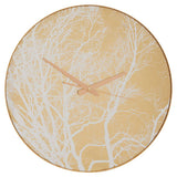 Celina 45cm Dia Gold Finish Branch Design Wall Clock