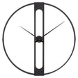 Beauly Black Dual Ring Wall Clock