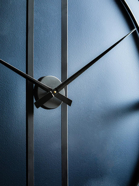 Beauly Black Dual Ring Wall Clock