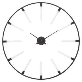 Beauly Black Finish Wall Clock
