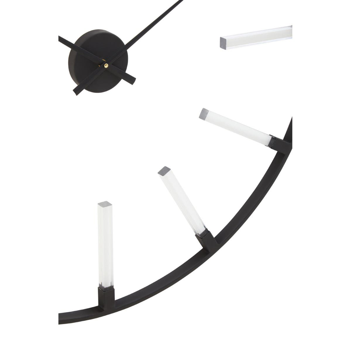 Beauly Black Finish Wall Clock