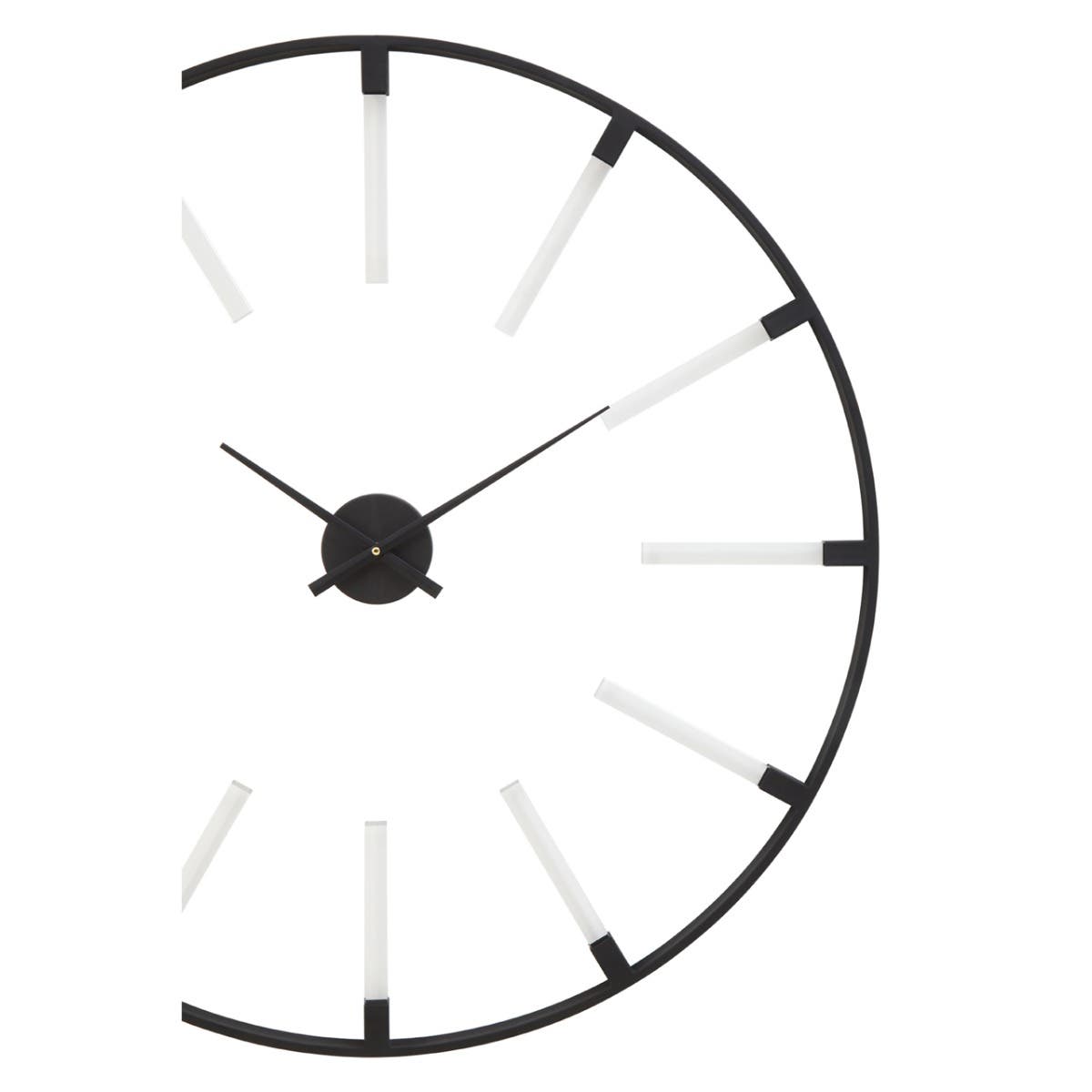 Beauly Black Finish Wall Clock