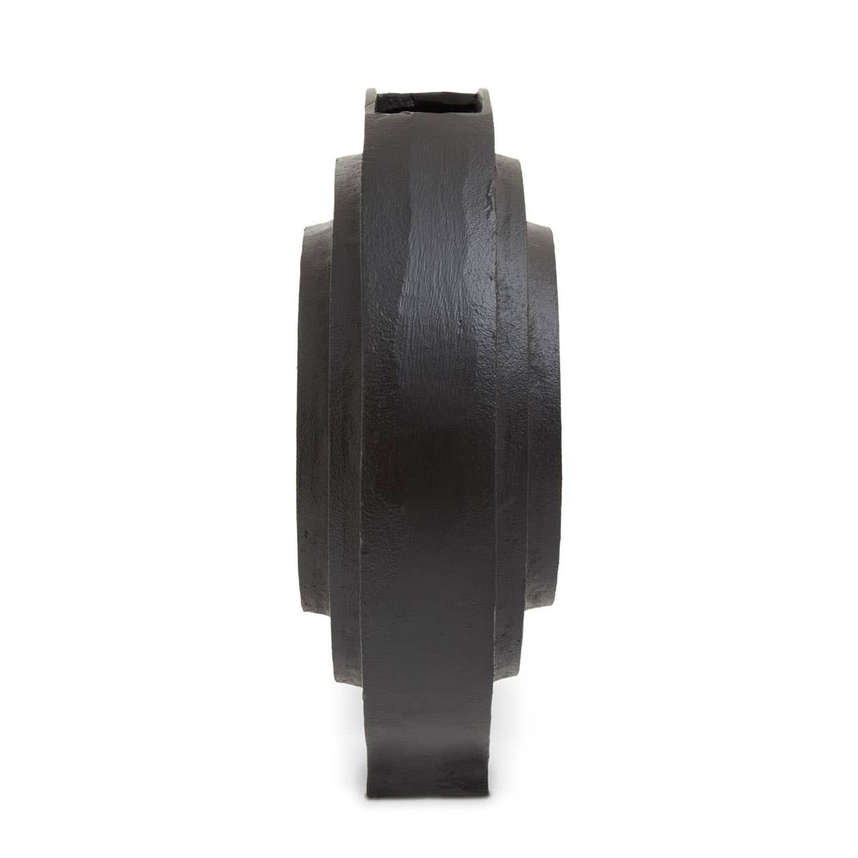 Hapax Round Matt Black Finish Vase