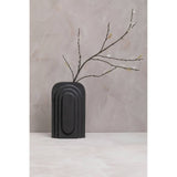 Hapax Tall Matt Black Finish Vase