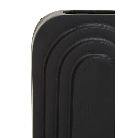 Hapax Tall Matt Black Finish Vase