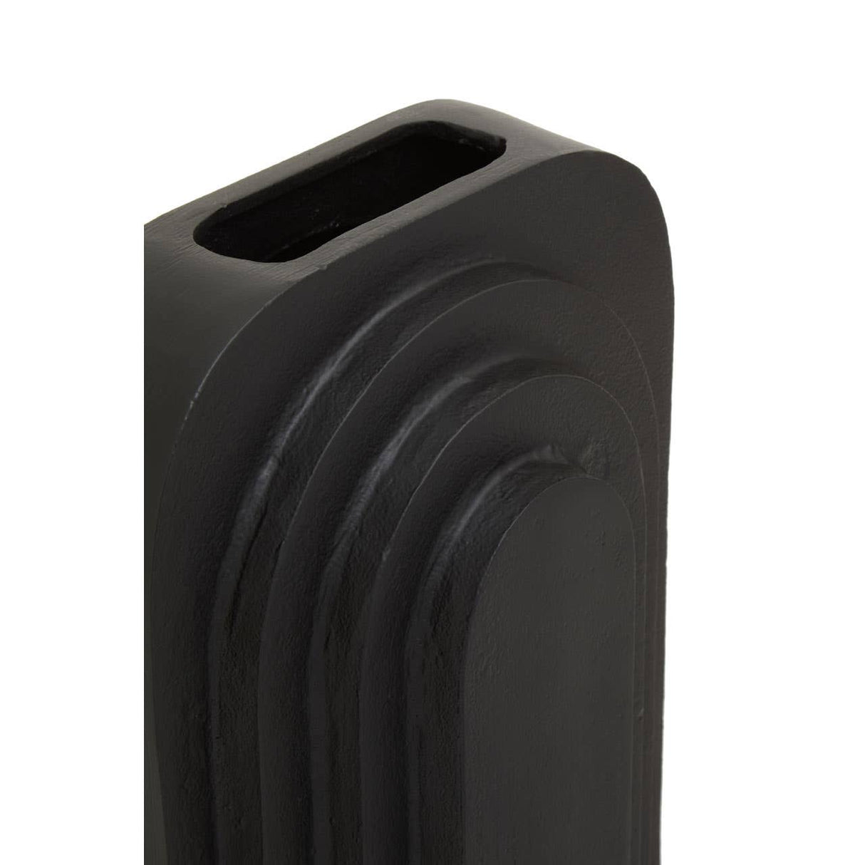 Hapax Tall Matt Black Finish Vase