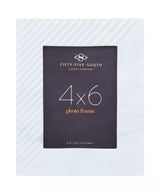 Oxana Small Ribbed White Marble Photo Frame