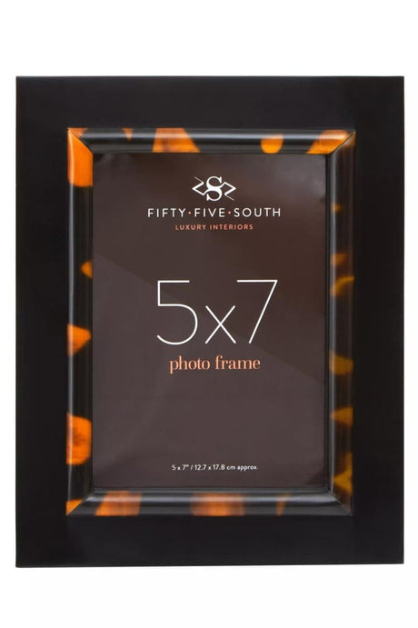 Roma 5 x 7 Inch Tortoise Shell Photo Frame