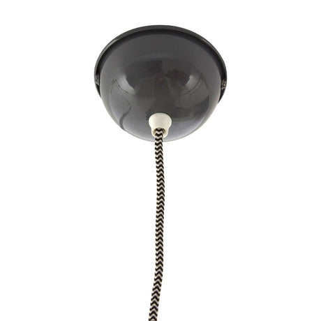 Oslo Grey Glass And Iron Pendant Light