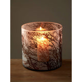 Branch Medium Glass Hurricane Candle Holder