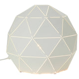 Mateo White Finish Table Lamp
