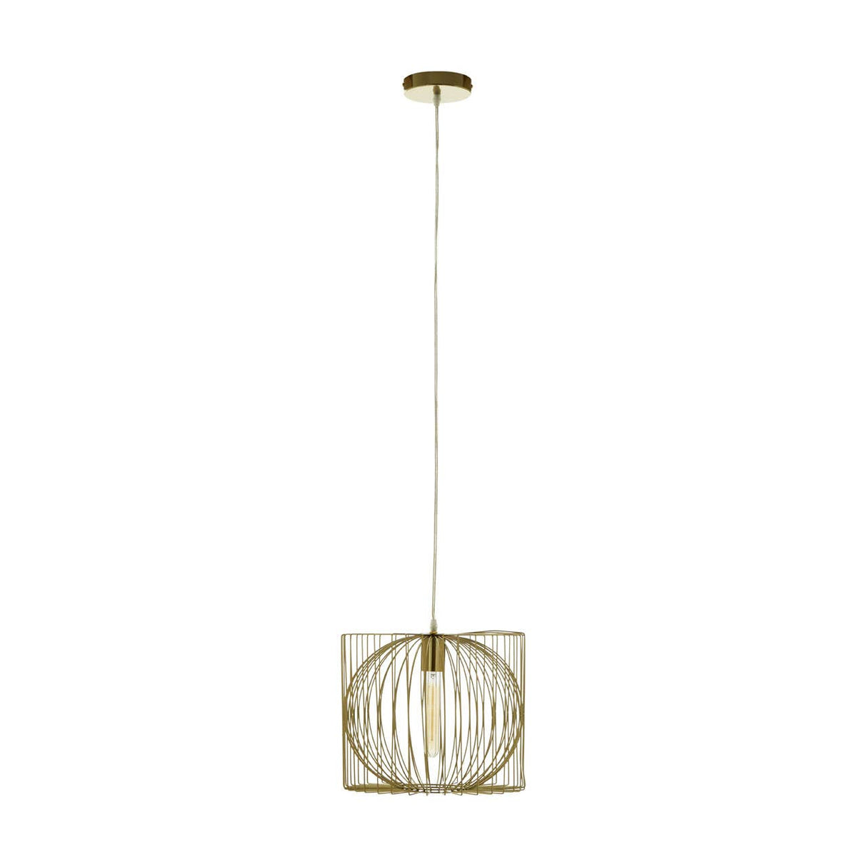 Aselo Gold Finish Pendant Lamp