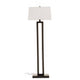 Leora Black and White Floor Lamp