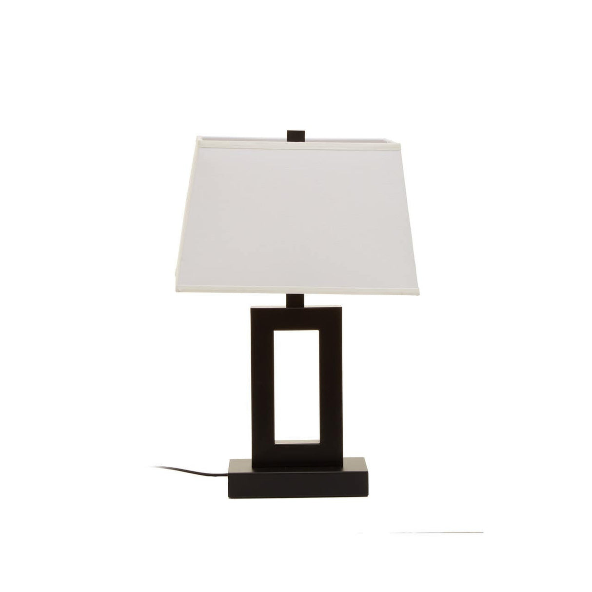 Leora Black and White Table Lamp