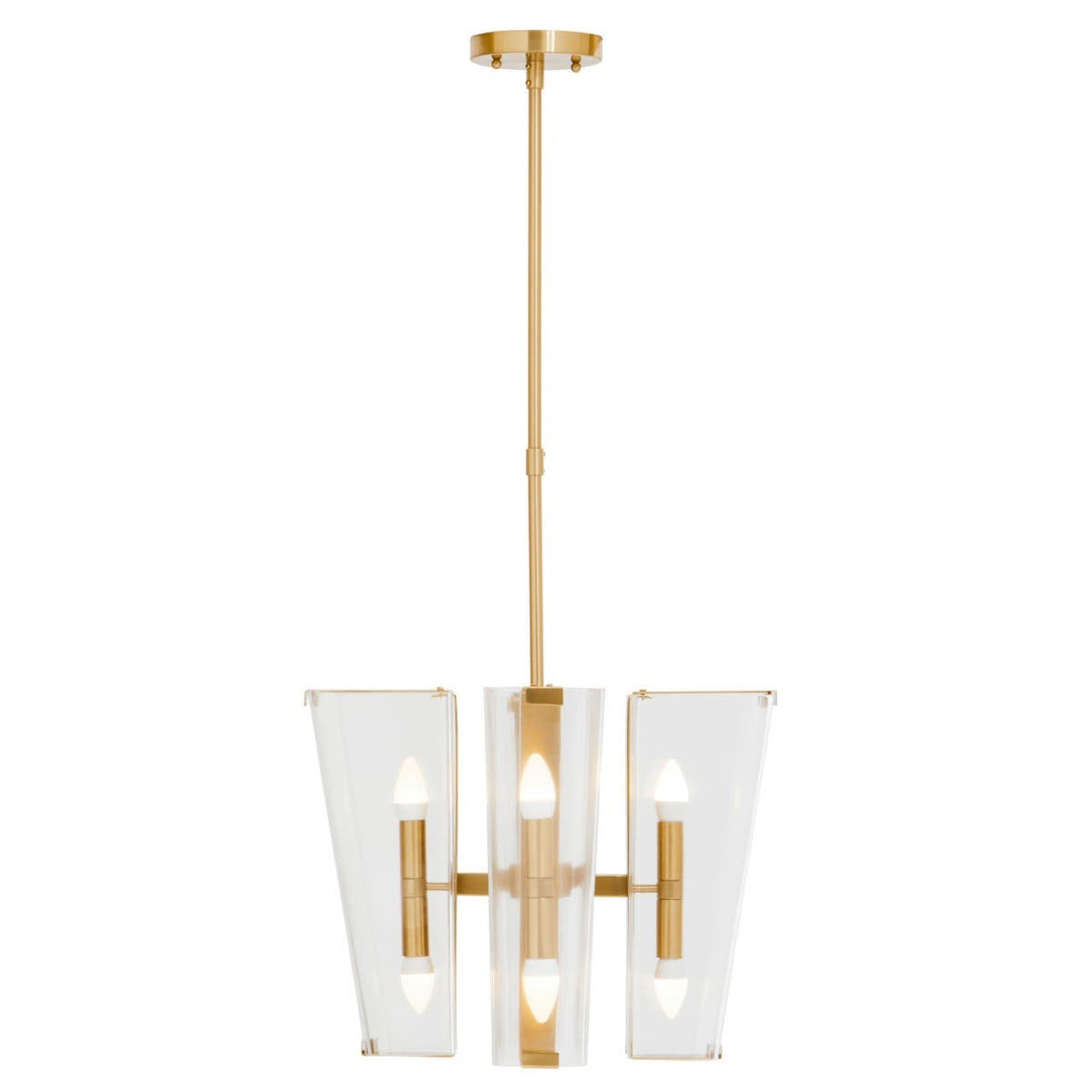 Celeste Antique Brass Finish Pendant Light