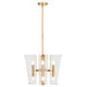 Celeste Antique Brass Finish Pendant Light