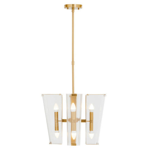 Celeste Antique Brass Finish Pendant Light