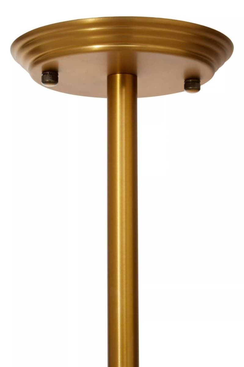 Okra Brass And Black Metal Pendant Light