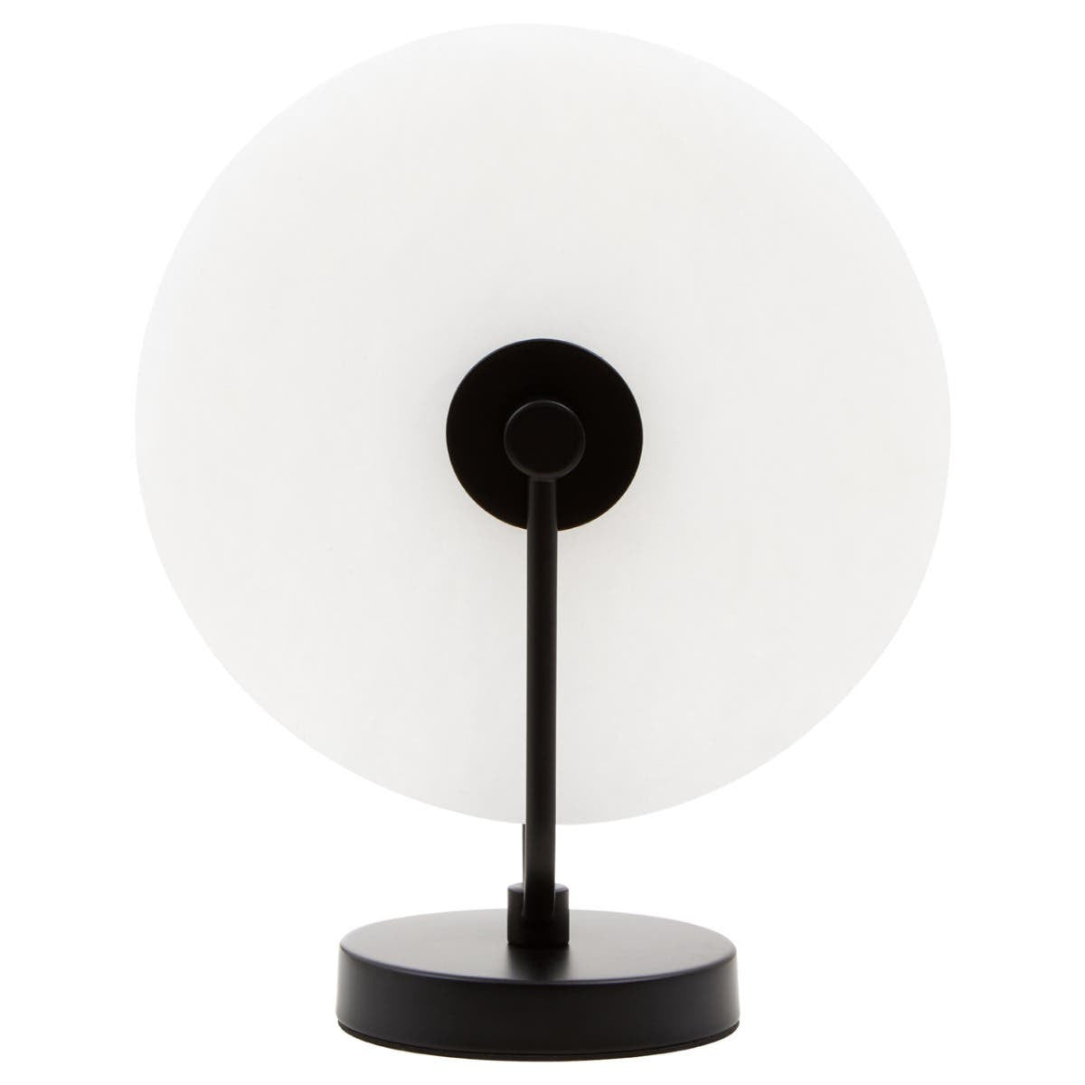 Waldorf White Marble and Matt Black Table Lamp