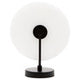 Waldorf White Marble and Matt Black Table Lamp