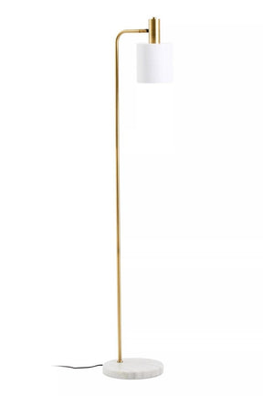 Newton White And Gold Floor Lamp