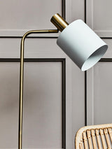 Newton White And Gold Floor Lamp