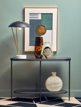 Newton Black Metal Shade Table Lamp