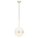 Abira Brushed Brass Pendant Light
