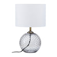 Noa Grey Glass Table Lamp