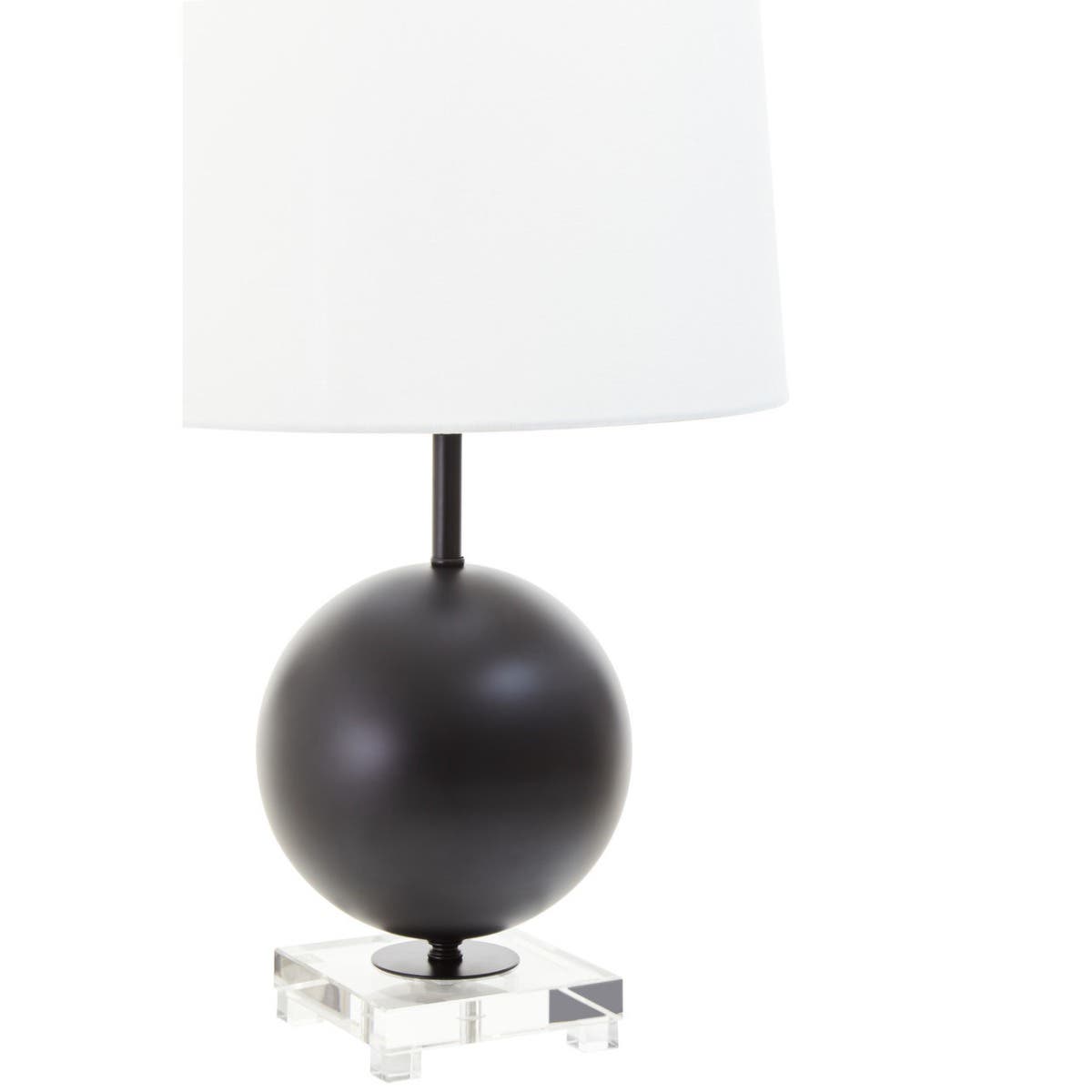 Zena Black Sphere Table Lamp