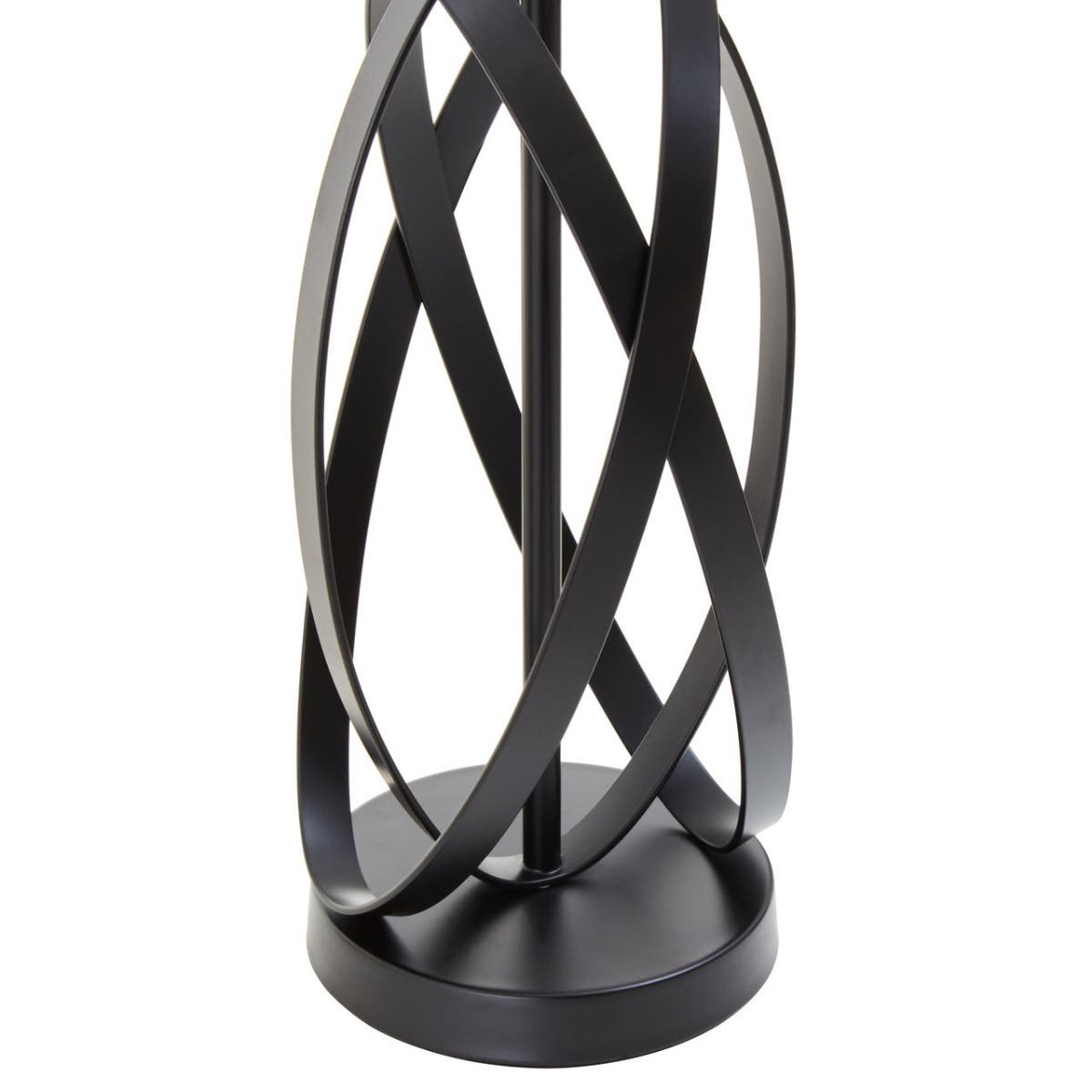 Zaina Black Cross Table Lamp