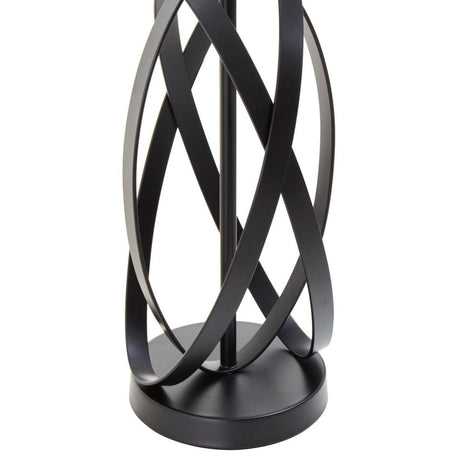 Zaina Black Cross Table Lamp