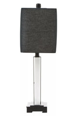 Elvie Black and White Marble Table Lamp