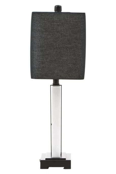 Elvie Black and White Marble Table Lamp